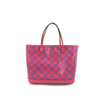 Gucci Tote Tennis Tela Fucsia e Blu