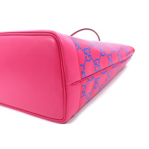 Gucci Tote Tennis Tela Fucsia e Blu