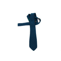 Givenchy Cravatta Seta Verde e Blu