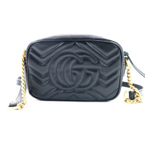 Gucci Marmont Camera Bag Small Pelle Nera