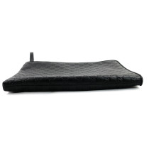 Gucci Pouch Emblem Pelle Nera