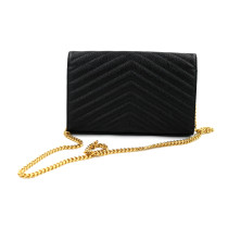 Saint Laurent Woc Cassandre Pelle Nera