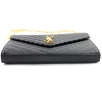 Saint Laurent Woc Cassandre Pelle Nera