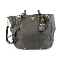 Prada Shopping Pelle Verde