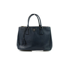 Prada Galleria Pelle Blu Petrolio