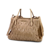 Miu Miu Shopping Pelle Tortora