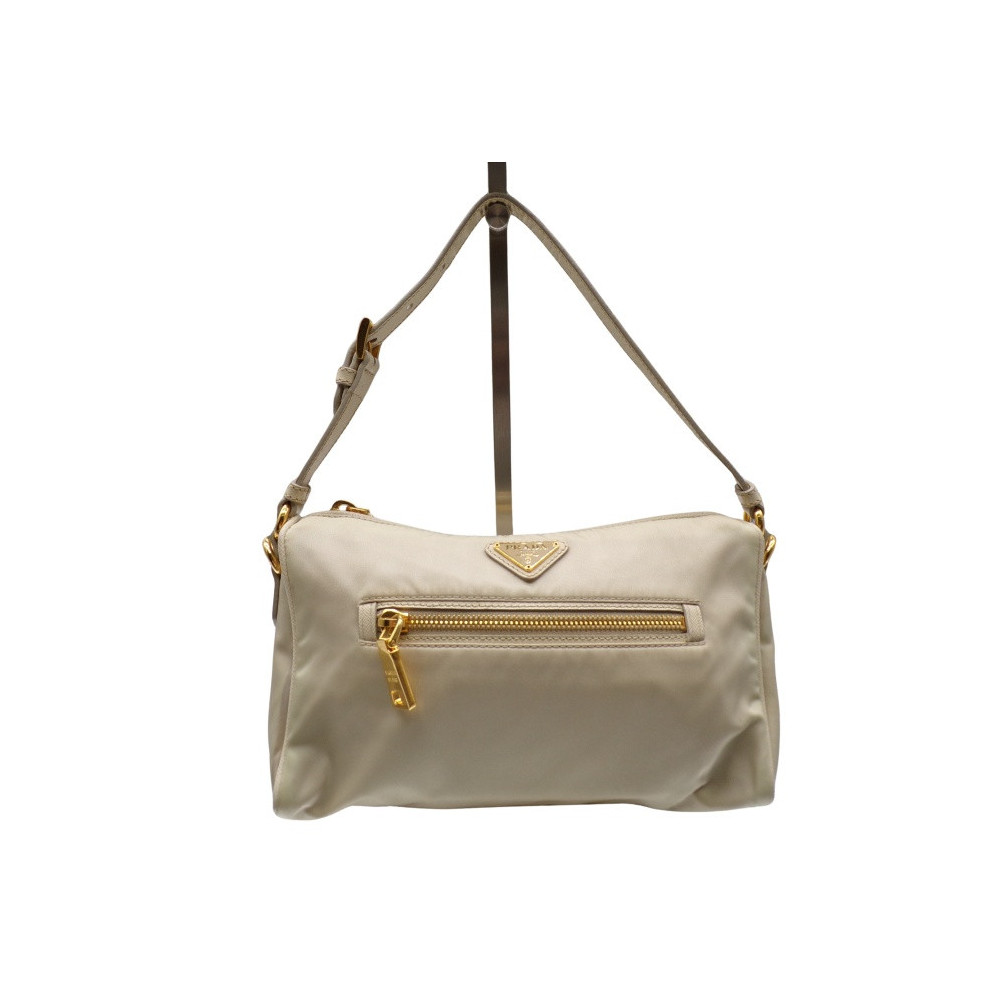 Prada da Spalla Tessuto City Beige