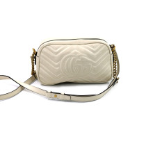 Gucci Marmont Camera Bag Pelle Bianca