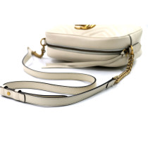 Gucci Marmont Camera Bag Pelle Bianca