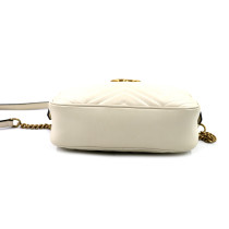 Gucci Marmont Camera Bag Pelle Bianca