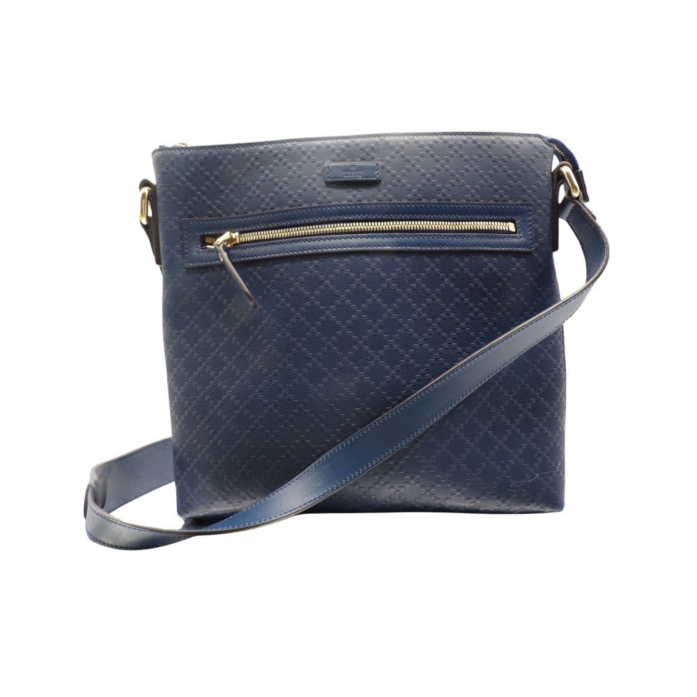 Gucci Tracolla Diamante Blu Marino