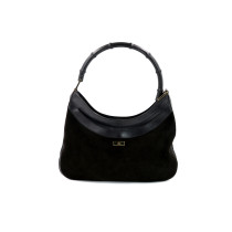 Gucci Hobo Suede e Pelle Nera