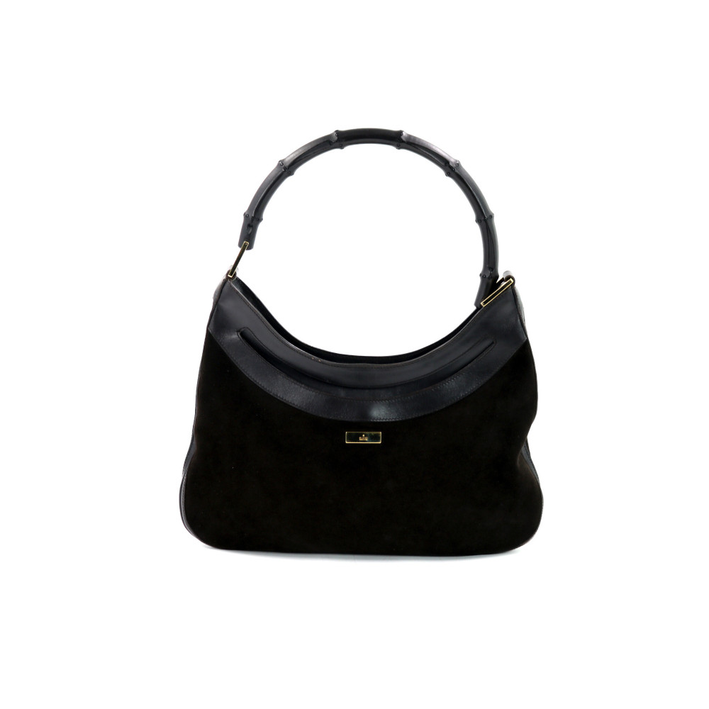 Gucci Hobo Suede e Pelle Nera