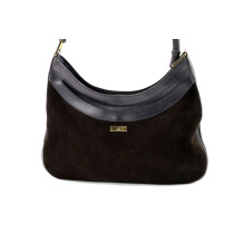 Gucci Hobo Suede e Pelle Nera