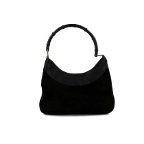 Gucci Hobo Suede e Pelle Nera