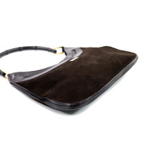 Gucci Hobo Suede e Pelle Nera