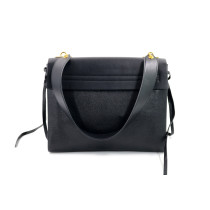 Valentino V Ring Pelle Nera