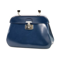 Gucci Lady Lock Bamboo Pelle Blu