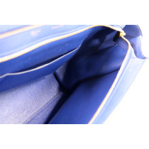 Celine Trapeze Pelle Blu