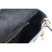 Dior Lady Dior Mini Pelle Nera