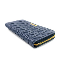 Miu Miu Portafoglio Pelle Blu