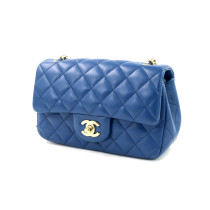Chanel Rectangular Pelle Blu