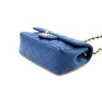 Chanel Rectangular Pelle Blu