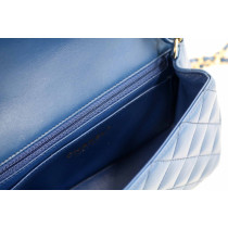 Chanel Rectangular Pelle Blu