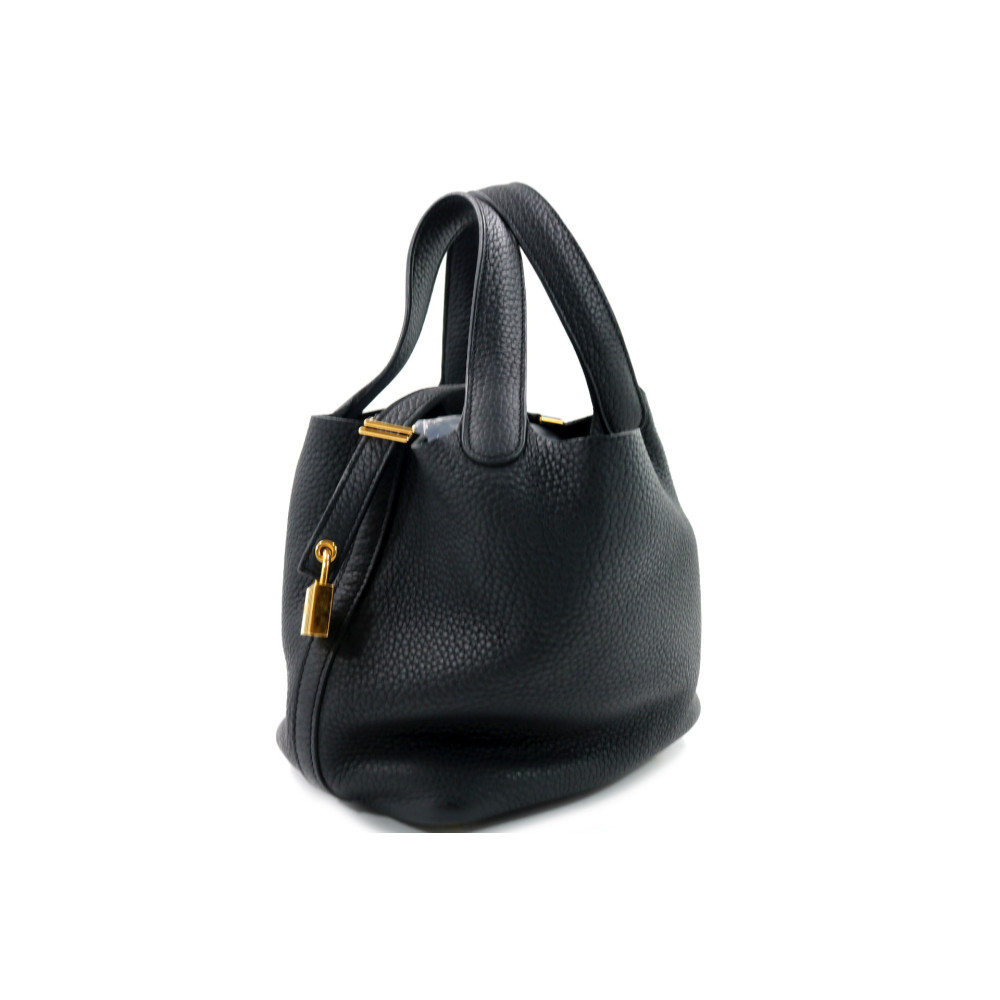 Hermes Picotin Lock 18 Pelle Nera