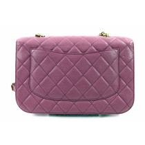 Chanel Tracolla Pelle Caviar Malva