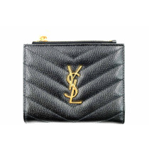 Saint Laurent Portafoglio Pelle Nera