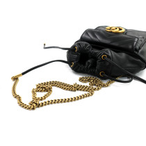 Gucci Secchiello Marmont Mini Pelle Nera