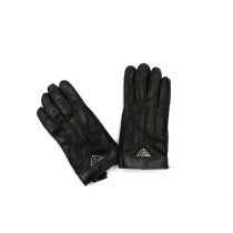 Prada Guanti Pelle Nera