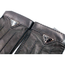 Prada Guanti Pelle Nera