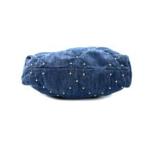Chanel 22 Media Denim Blu