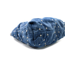 Chanel 22 Media Denim Blu