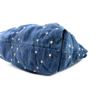 Chanel 22 Media Denim Blu