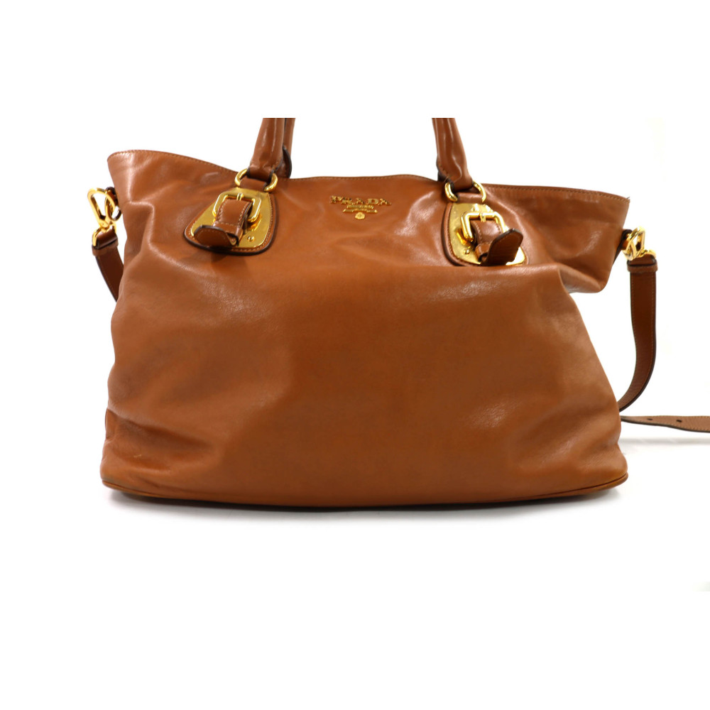 Prada Shopping Pelle Nocciola