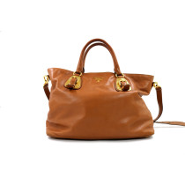 Prada Shopping Pelle Nocciola