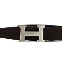 Hermes Cintura Double Pelle Marrone e Nera