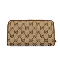 Gucci Portafoglio Zippy GG Beige