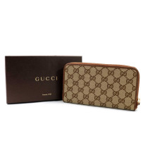 Gucci Portafoglio Zippy GG Beige