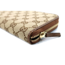 Gucci Portafoglio Zippy GG Beige
