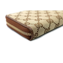 Gucci Portafoglio Zippy GG Beige