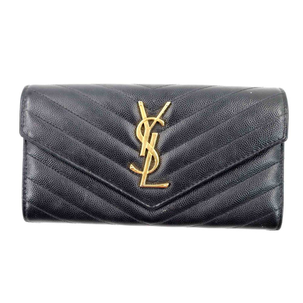 Saint Laurent Portafoglio Pelle Nera