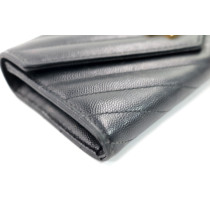 Saint Laurent Portafoglio Pelle Nera