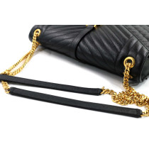 Saint Laurent Envelope Pelle Nera