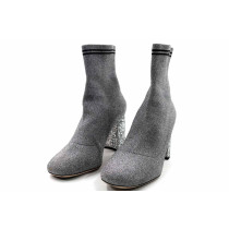 Miu Miu Tronchetto Lurex Grigio