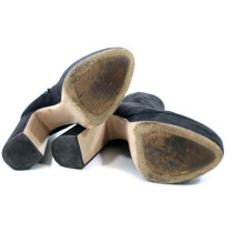 Miu Miu Tronchetto Scamosciato Nero