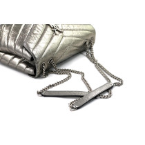 Saint Laurent Lou Lou Pelle Argento